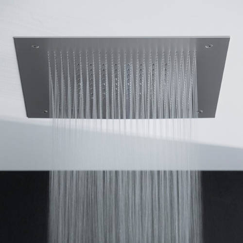 Additional image for 380 Recessed Shower Head (Brushed Stainless Steel).