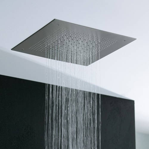 Additional image for 380 Multi Flow Recessed Shower Head (B Steel).