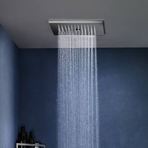 Additional image for Twist Shower Head 380x380mm (2 Mode, Stainless Steel).