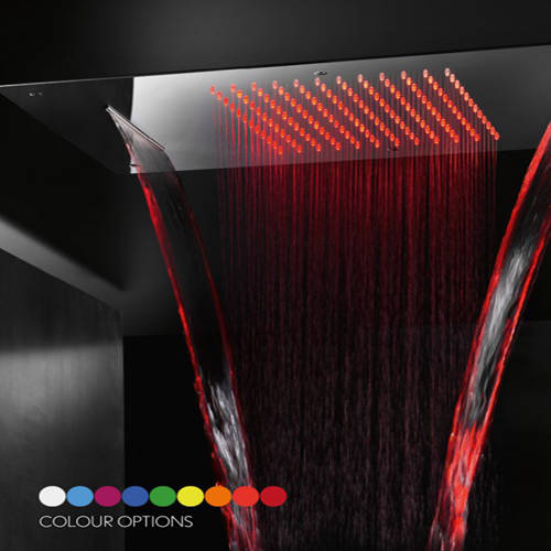 Additional image for Multifunction Shower Head With LEDs 380x700mm.