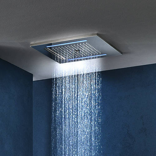 Additional image for LED Chromotherapy Shower Head 500x500 (3 Mode).