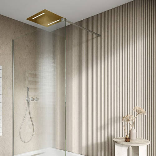 Additional image for 500 Chromotherapy Recessed Shower Head (B Brass).