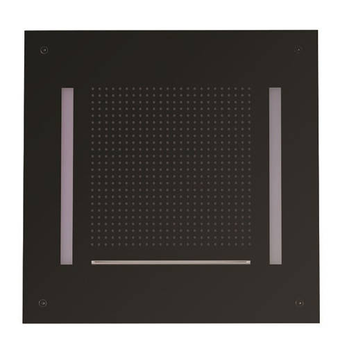 Additional image for 500 Chromotherapy Recessed Shower Head (M Black).