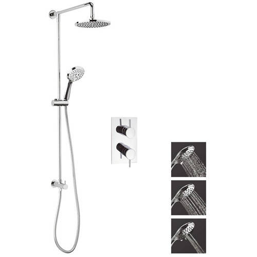 Additional image for Thermostatic Shower Valve With Rigid Riser Kit.