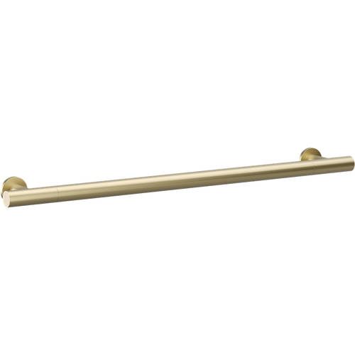 Additional image for Straight Grab Bar 800mm (Brushed Brass).