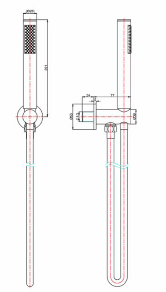 Additional image for 2 Outlet 2 Handle Shower Bundle (Brushed Brass).