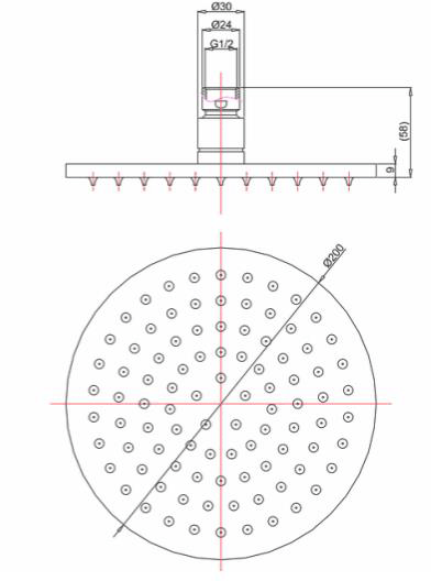 Additional image for 2 Outlet 3 Handle Shower Bundle (Brushed Bronze).