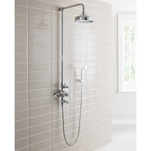 Additional image for Thermostatic 2 Outlet Shower Kit (Nickel).