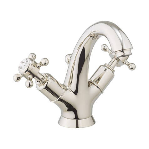 Additional image for Highneck Basin Mixer Tap (Crosshead, Nickel).