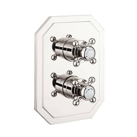 Additional image for Crossbox 2 Outlet Shower Valve (Nickel).