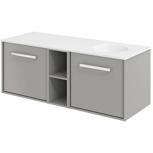 Additional image for Vanity Unit With RH Basin (1200mm, Storm Grey Matt).