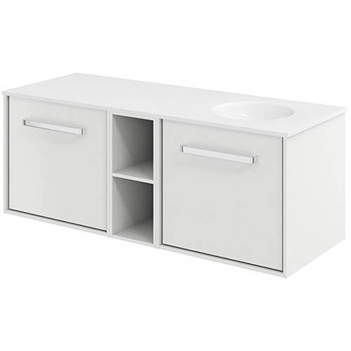 Additional image for Vanity Unit With RH Basin (1200mm, Matt White).