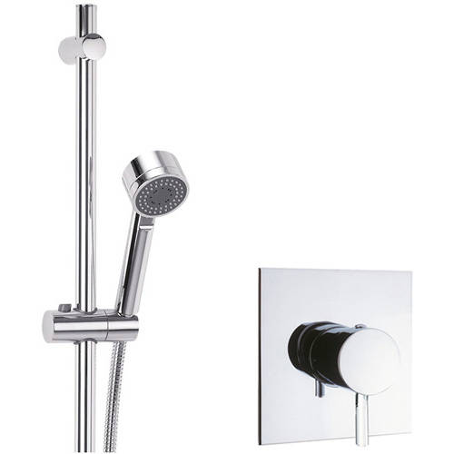 Additional image for Manual Shower Valve With Slide Rail Kit (Chrome).