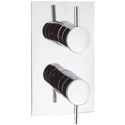 Additional image for Thermostatic Shower Valve (1 Outlet, Chrome).