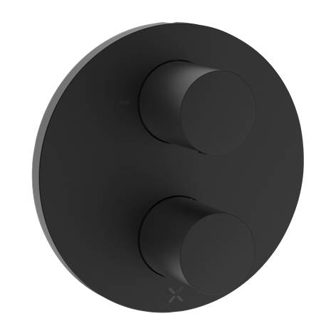 Additional image for Crossbox 2 Outlet Shower Valve (M Black).