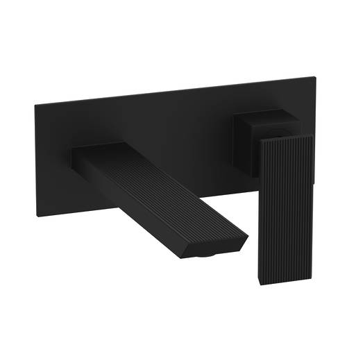 Additional image for Wall Mounted Basin Mixer Tap (Matt Black).