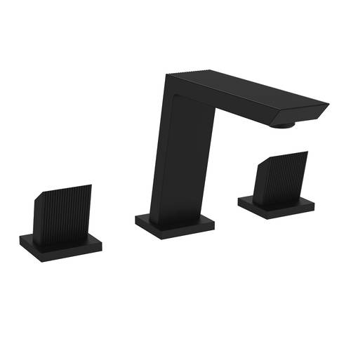 Additional image for 3 Hole Basin Mixer Tap (Matt Black).