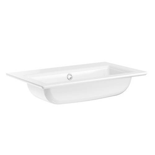 Additional image for Vanity Unit & Cast Marble Basin (700mm, Soft Clay, 1TH).