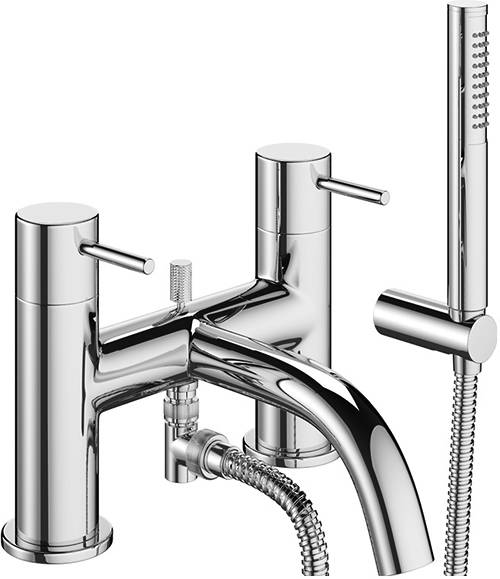 Additional image for Wall Mounted Basin & Bath Shower Mixer Tap (Chrome).