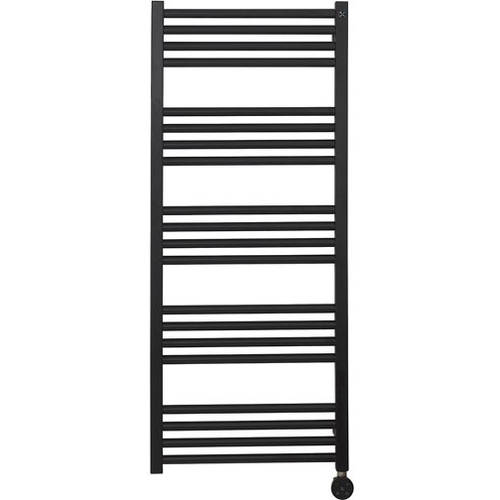 Additional image for Electric Towel Rail 480W x 1140H mm (Matt Black).