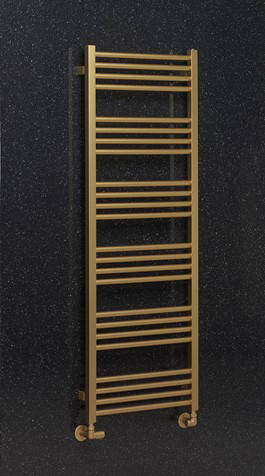 Additional image for Heated Towel Radiator 480x1380mm (B Brass).