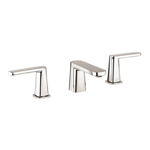 Additional image for 3 Hole Basin Mixer Tap (Chrome).