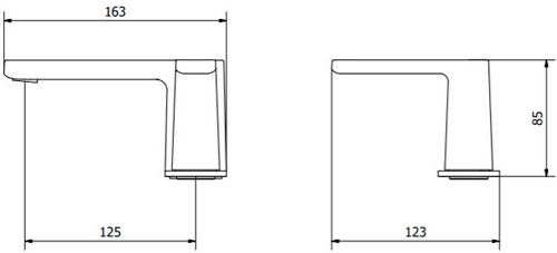 Additional image for 3 Hole Basin Mixer Tap (Chrome).