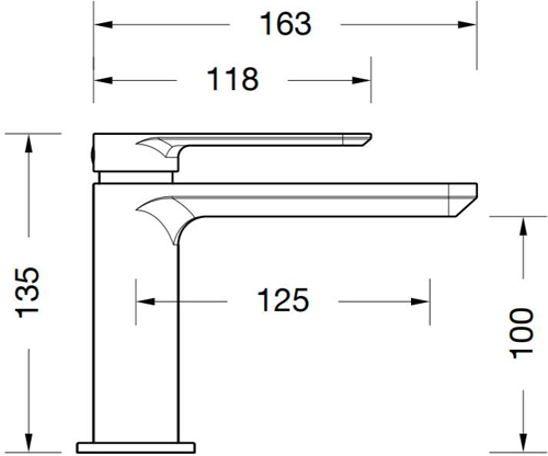 Additional image for Basin Mixer Tap (Chrome).