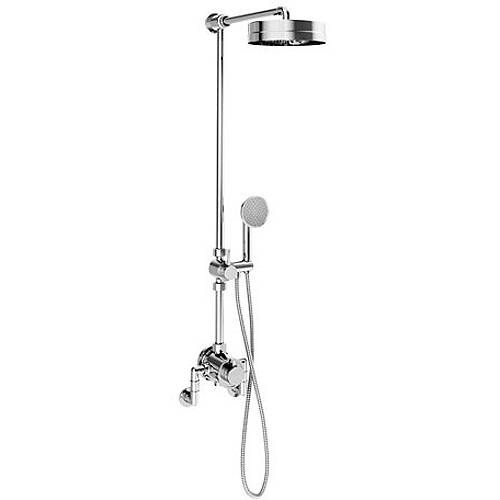 Additional image for Industrial Thermostatic Shower Kit (Chrome).