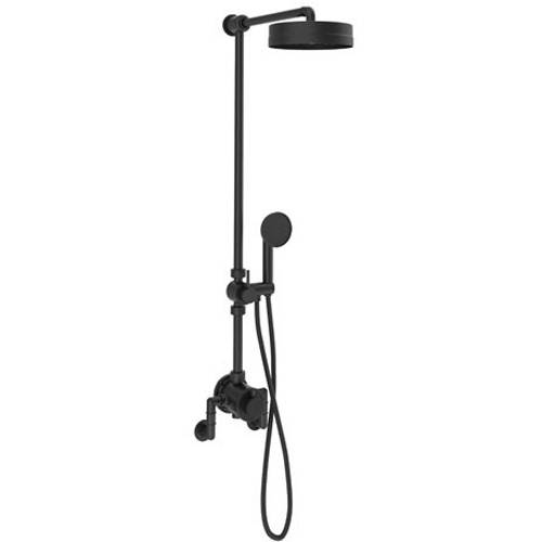 Additional image for Industrial Thermostatic Shower Kit (Carbon Black).