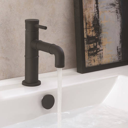 Additional image for Basin Mixer Tap (Carbon Black).