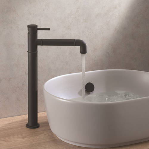 Additional image for Tall Basin Mixer Tap (Carbon Black).