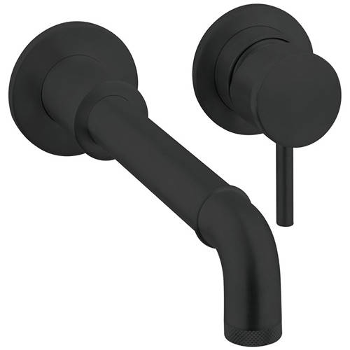 Additional image for Wall Mounted Basin Mixer Tap (Carbon Black).