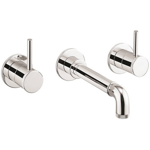 Additional image for Wall Mounted Basin Mixer Tap (Chrome).