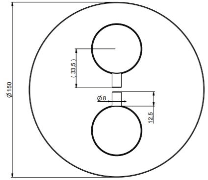 Additional image for Crossbox 1 Outlet Shower Valve (Unlac Br Brass).