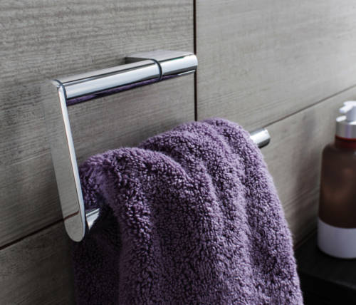 Additional image for Towel Ring (Brushed Stainless Steel Effect).