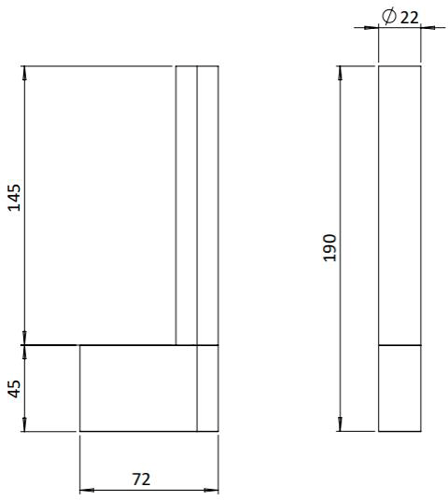 Additional image for Spare Toilet Roll Holder (Chrome).