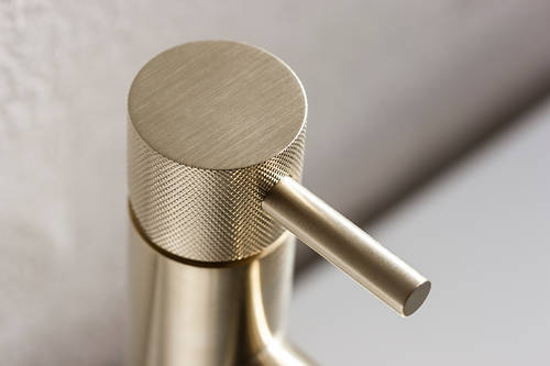 Additional image for Basin Mixer Tap With Knurled Handle (B Brass).