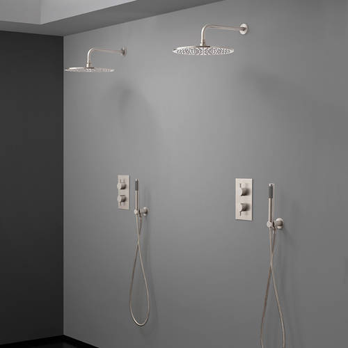 Additional image for Thermostatic Shower Valve (2 Way Diverter, S Steel).