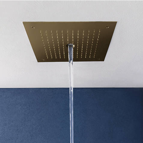 Additional image for Stream Shower Head (Brushed Brass).