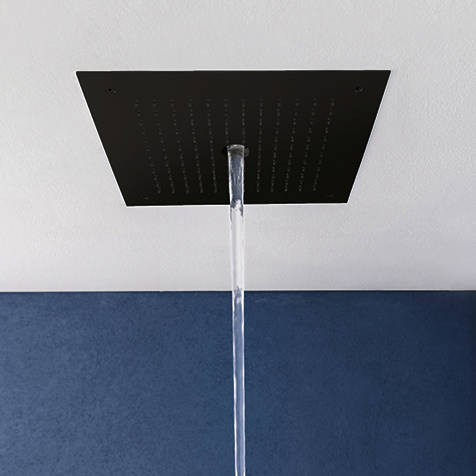 Additional image for Stream Shower Head (Matt Black).