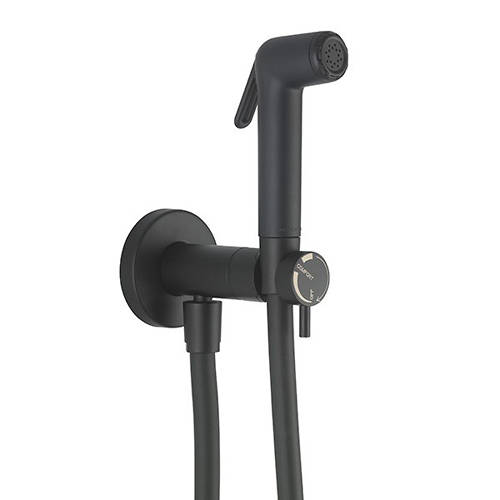 Additional image for Integrated Douche Valve, Handset & Holder (M Black).