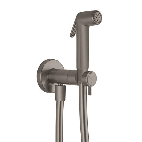 Additional image for Integrated Douche Valve, Handset & Holder (Slate).