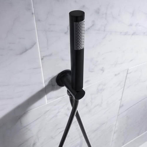 Additional image for Designer Shower Handset & Bracket Outlet (M Black).