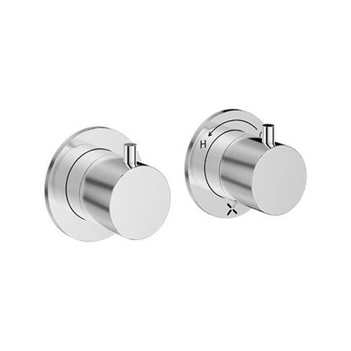 Additional image for Concealed Shower Valve With 2 Outlets (Chrome).