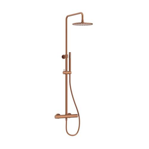 Additional image for Thermostatic Shower Kit (Brushed Bronze).