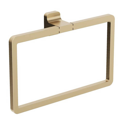 Additional image for Towel Ring (Brushed Brass).