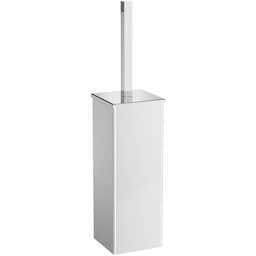 Additional image for Wall Mounted Toilet Brush & Holder (Chrome).