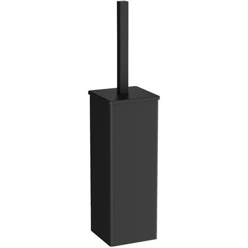 Additional image for Wall Mounted Toilet Brush & Holder (Matt Black).