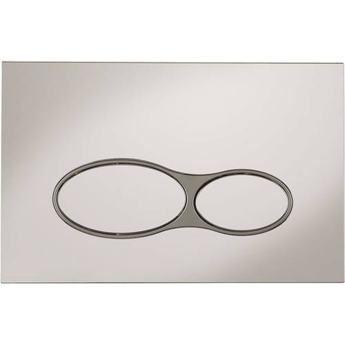 Additional image for Svelte Flush Plate With Dual Buttons (OLD, Chrome).